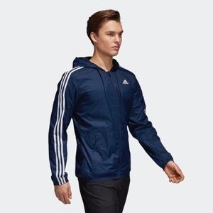 Adidas Essentials 3 Stripes Wind Jacket Size 2XL